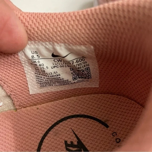 Nike Court Vintage Premium Sneakers Shoes CW1067-600 Women's Pink Size US 8.5 - Picture 10 of 11